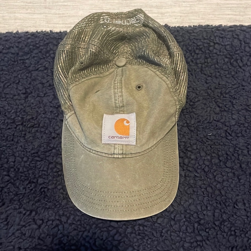 Olive Green Carhartt Hat